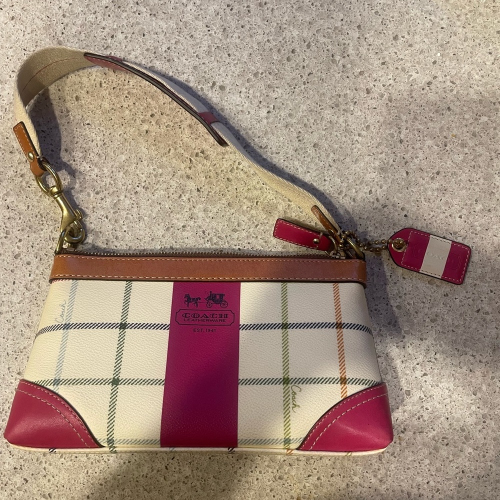 Coach Heritage Plaid Tattersall Handbag